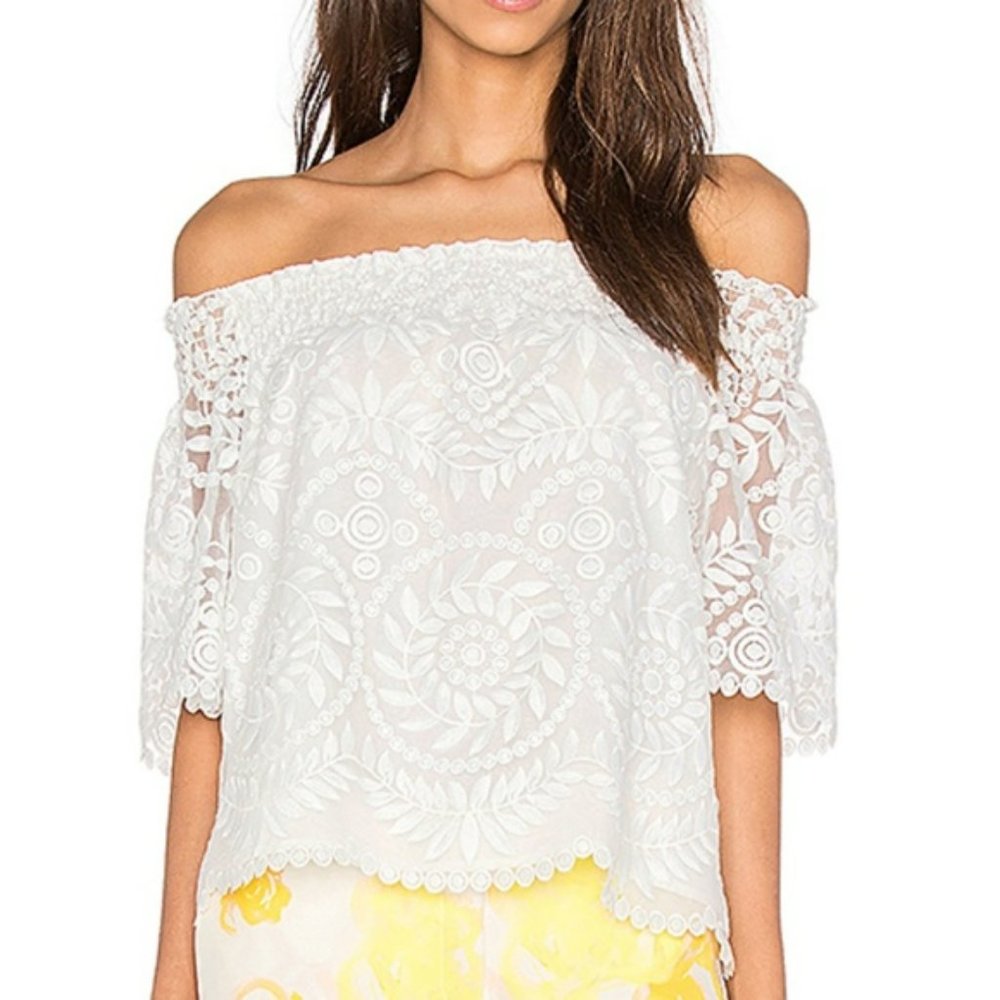 CLEARANCE! Amanda Uprichard Women's Size XS (P) Wesley Off the Shoulder Top